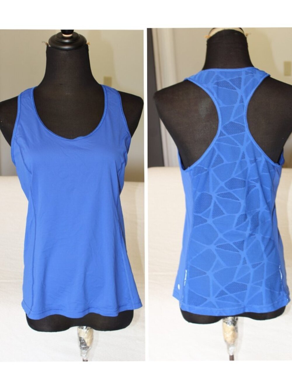 Lululemon Goal Crusher Women's Tank Top Harbor Blue size M comfort Sporty